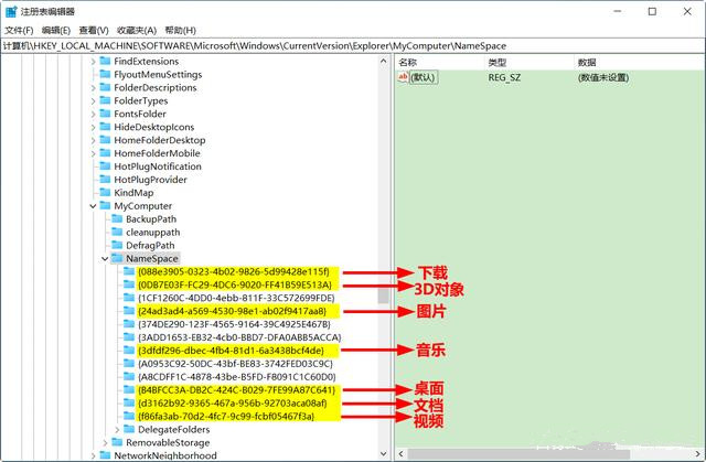 如何巧妙去除Windows10系統自帶的7個文件夾？