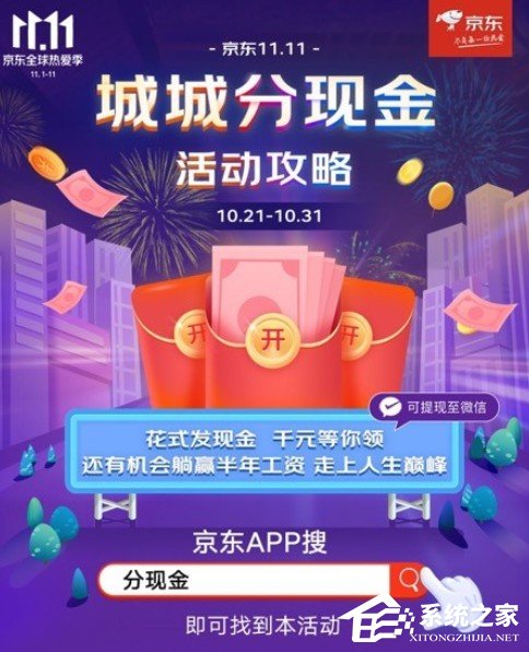 2020京東雙11城城分現金活動正式上線！活動入口以及玩法往這看！