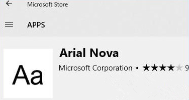 Win10如何從微軟商店下載字體？Win10從微軟商店下載字體的方法