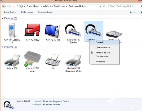 Win8藍(lán)牙耳機(jī)能配對不能連接怎么解決？
