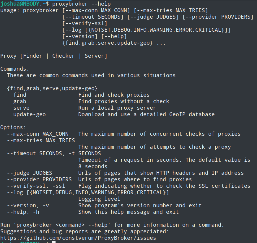 python利用proxybroker構(gòu)建爬蟲免費(fèi)IP代理池的實(shí)現(xiàn)