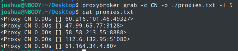 python利用proxybroker構(gòu)建爬蟲免費(fèi)IP代理池的實(shí)現(xiàn)