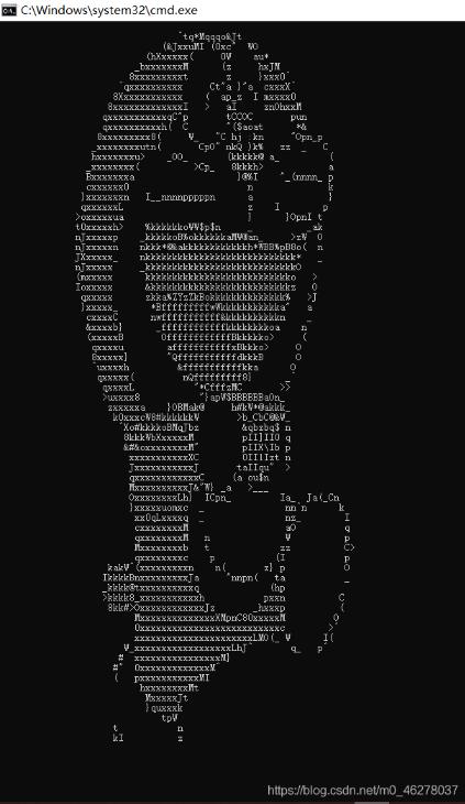 python實(shí)現(xiàn)圖片轉(zhuǎn)字符畫
