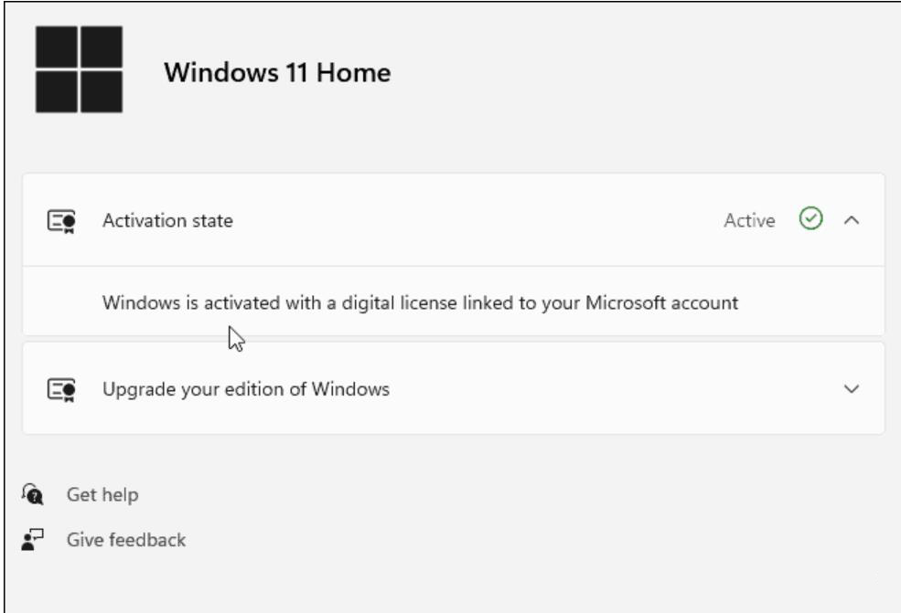 Win11系統怎么查看系統激活狀態?