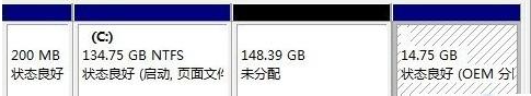 Win7旗艦版磁盤未分配空間無法新建分區怎么回事?