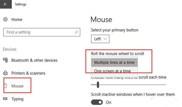 Win10專業版的鼠標滑輪速度怎么設置？Win10專業版鼠標輪滑設置教程