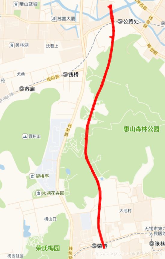 利用Python的folium包繪制城市道路圖的實現(xiàn)示例