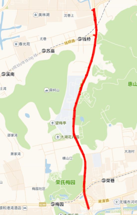 利用Python的folium包繪制城市道路圖的實現(xiàn)示例