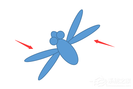 WPS怎么繪畫(huà)出胖胖蜻蜓？WPS繪畫(huà)出胖胖蜻蜓的方法