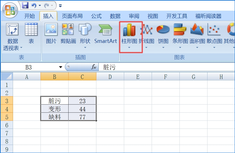 如何將excel表格數(shù)據(jù)制作成圓柱圖圖表 將excel表格數(shù)據(jù)制作成圓柱圖圖表的方法