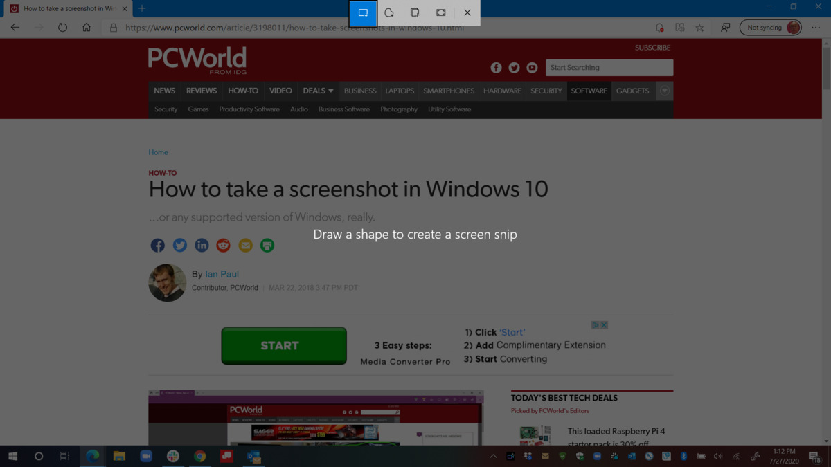 Win10系統(tǒng)怎么拍攝屏幕截圖？