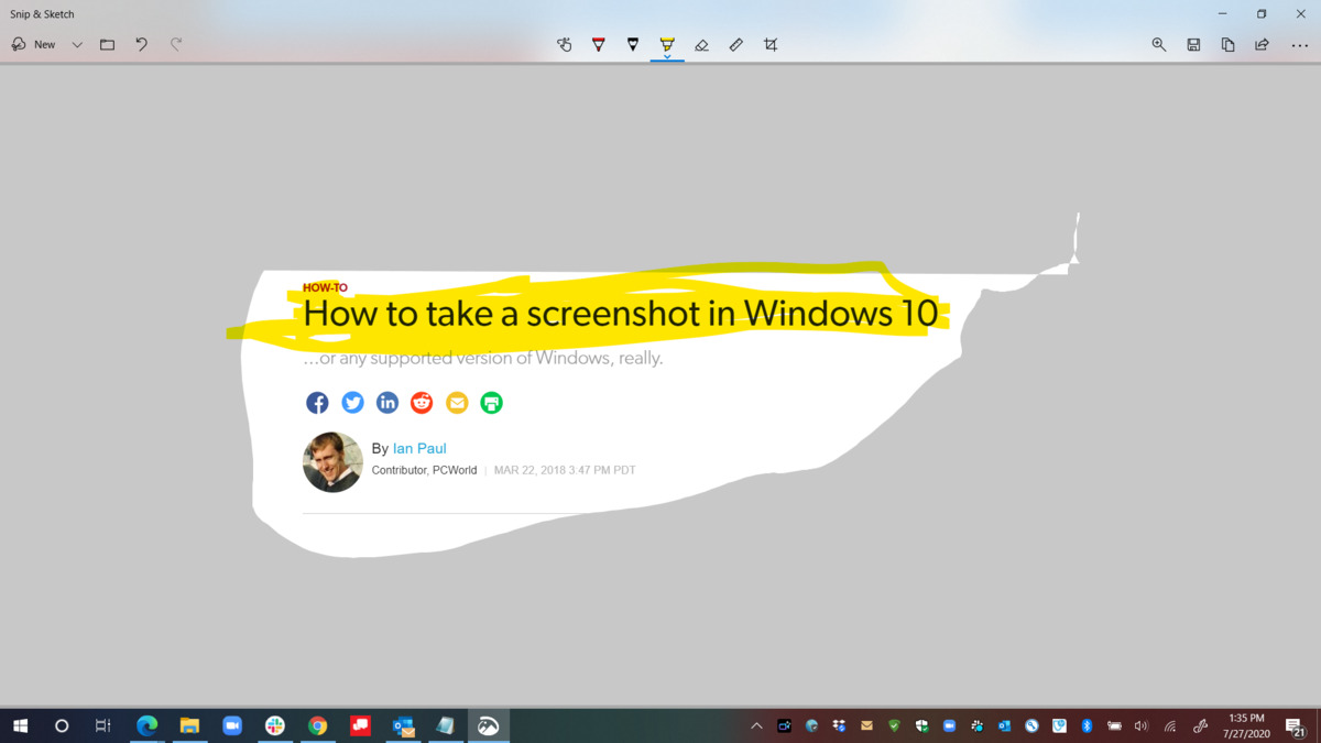 Win10系統(tǒng)怎么拍攝屏幕截圖？
