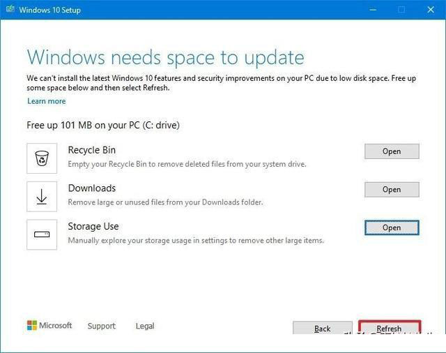 空間不夠怎么安裝Win10更新？