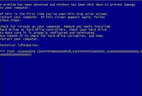 U盤裝Win7系統時出現藍屏問題怎么解決？