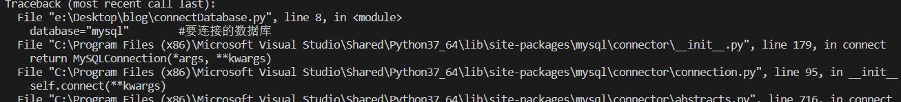 Python連接Mysql進(jìn)行增刪改查的示例代碼
