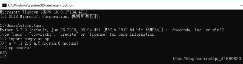 Python 實(shí)現(xiàn)將numpy中的nan和inf,nan替換成對應(yīng)的均值