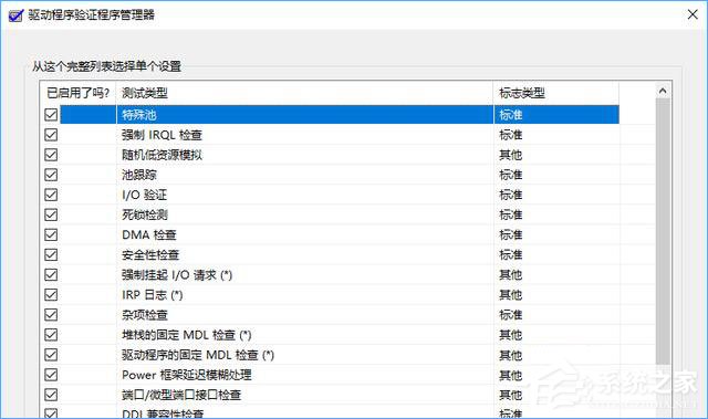 Win10如何使用“驅(qū)動(dòng)程序驗(yàn)證程序管理器”排查有問題的驅(qū)動(dòng)程序？