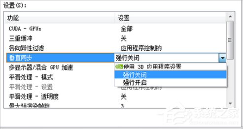 Win7電腦垂直同步怎么關？