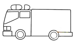 QQ畫(huà)圖紅包怎么畫(huà)消防車(chē) QQ畫(huà)圖紅包消防車(chē)畫(huà)法一覽