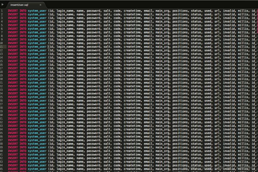 利用Python腳本批量生成SQL語(yǔ)句