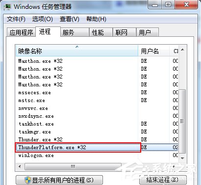 Win7系統(tǒng)如何關(guān)閉開機(jī)啟動的ThunderPlatform進(jìn)程？
