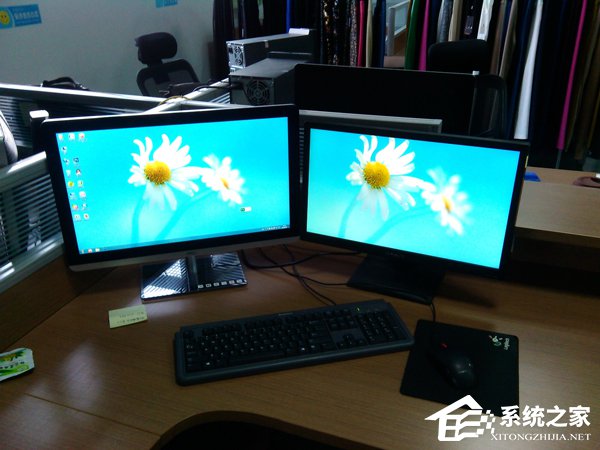 WinXP系統如何設置一臺電腦兩個顯示器？