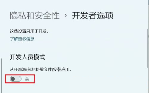 Win11怎么開(kāi)啟開(kāi)發(fā)者選項(xiàng)?Win11打開(kāi)開(kāi)發(fā)人員選項(xiàng)教程