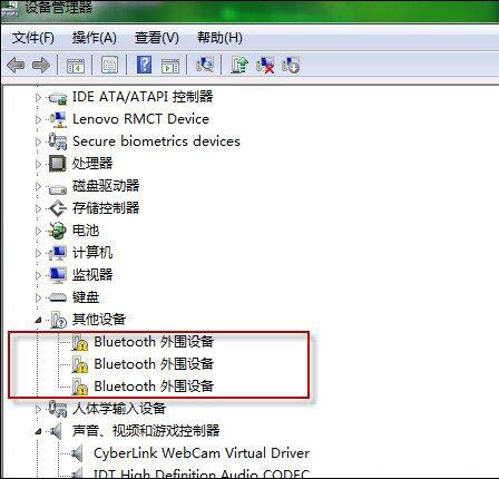 win7系統(tǒng)中將bluetooth外圍設(shè)備驅(qū)動錯誤刪除具體操作步驟