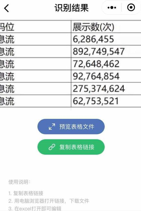 Excel中拍照導(dǎo)入表格具體操作方法