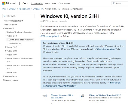 win10 KB5005101更新被撤回 因為會導(dǎo)致程序無法打開