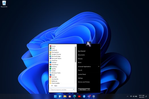 stardock start11可讓win11使用win10或win7的開始菜單