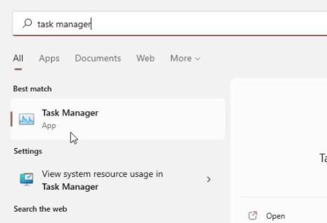 windows11任務(wù)管理器開(kāi)啟方法