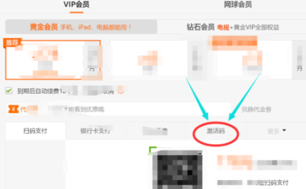在愛(ài)奇藝中激活激活碼詳細(xì)操作流程