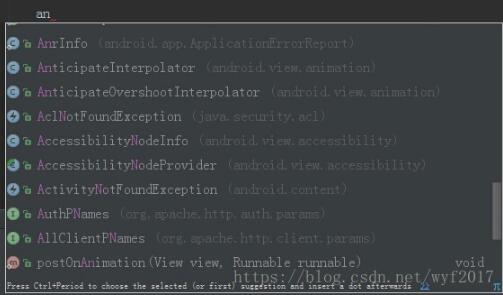 Android Studio 設(shè)置代碼提示和代碼自動補(bǔ)全快捷鍵方式