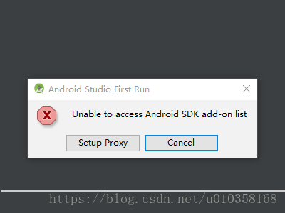 Android Studio報(bào)錯(cuò)unable to access android sdk add-on list解決方案