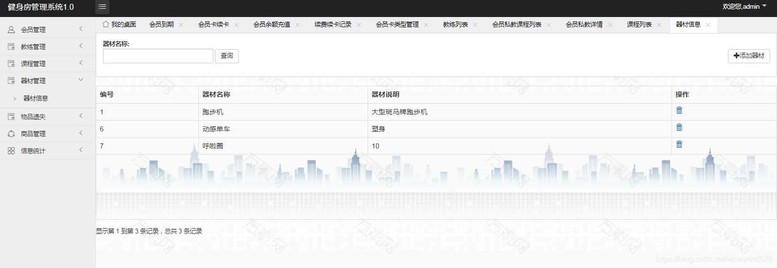 使用Springboot實現(xiàn)健身房管理系統(tǒng)