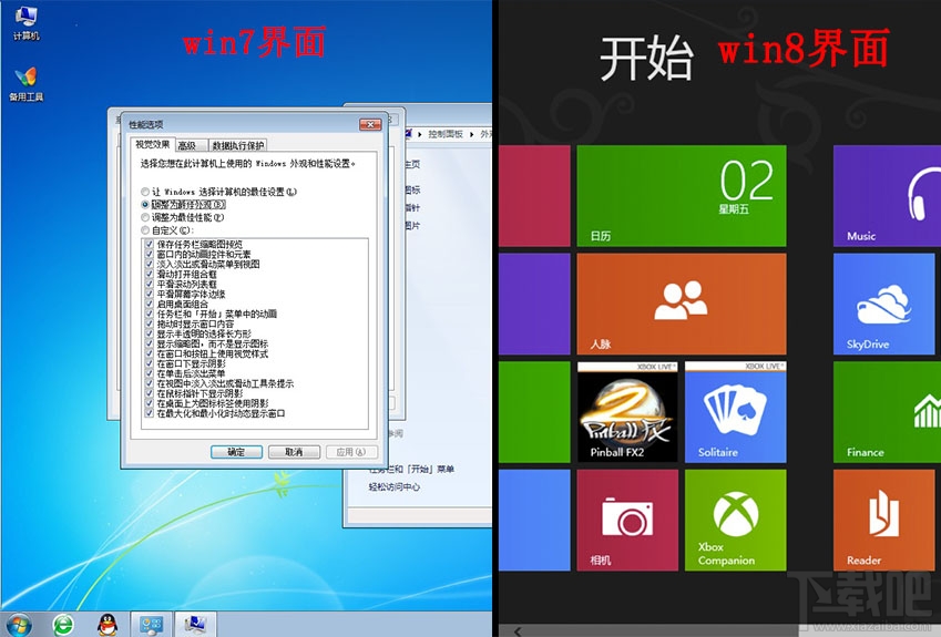 win7和win8哪個(gè)好 win7和win8的區(qū)別是什么