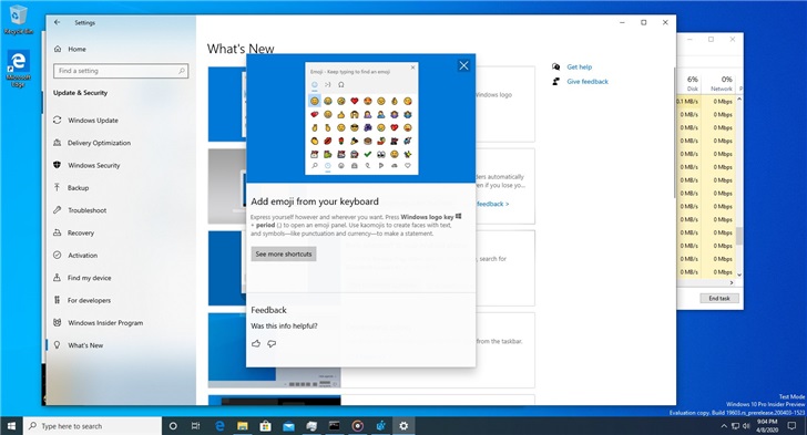Win10 19603版本系統(tǒng)更新 存儲設置增加用戶清理建議