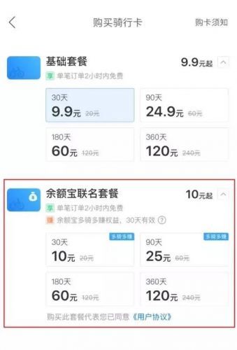 余額寶聯(lián)名套餐多少錢？和基礎(chǔ)套餐對比分析