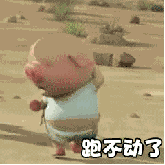 抖音小豬跑步跑步動態(tài)表情包分享【高清無水印】