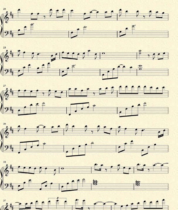 抖音紙短情長鋼琴簡譜誰有？抖音紙短情長鋼琴簡譜教學