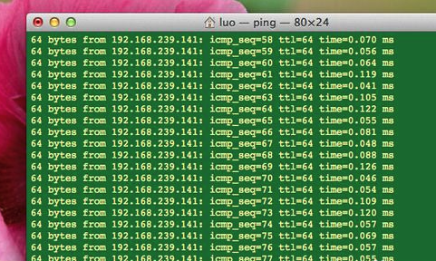 MacOS中如何使用ping命令？MacOS中ping命令的使用方法