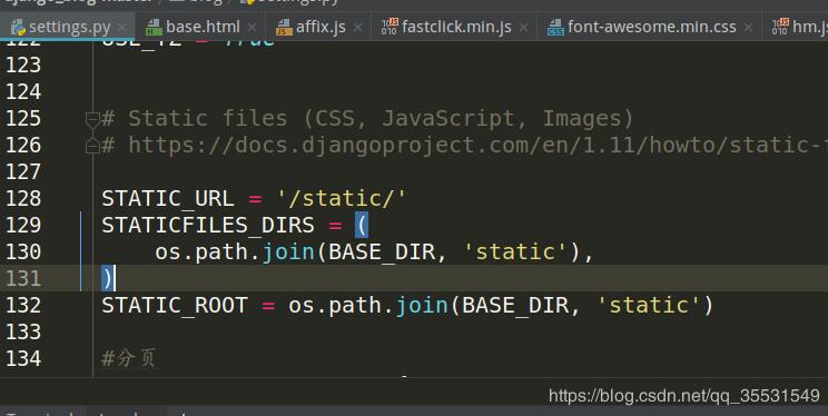 解決django無(wú)法訪問(wèn)本地static文件(js,css,img)網(wǎng)頁(yè)里js,cs都加載不了