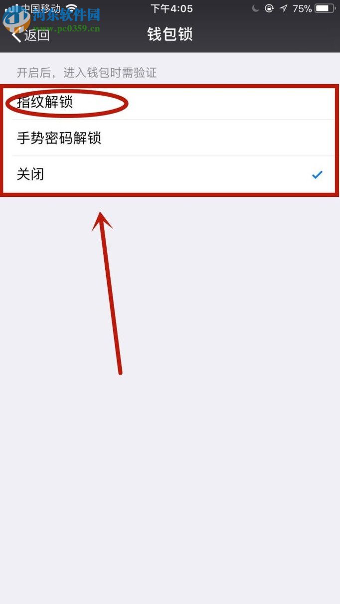 微信app設(shè)置錢(qián)包鎖的方法