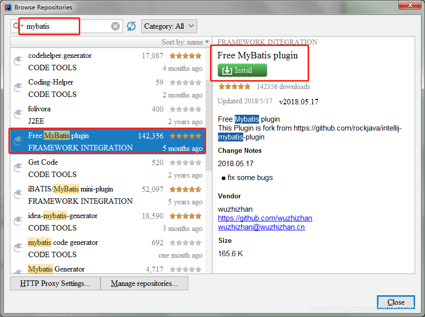 intellij idea中安裝、配置mybatis插件Free Mybatis plugin的教程詳解