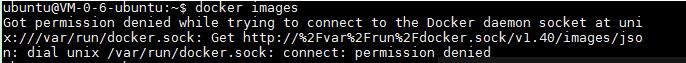docker 命令報(bào)異常permission denied的解決方案