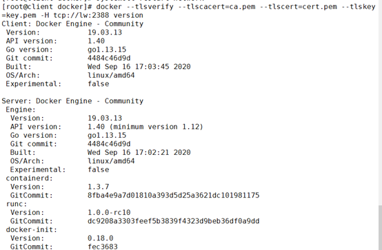 關(guān)于docker安全之Docker-TLS加密通訊問題