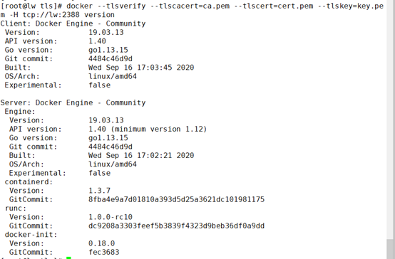 關(guān)于docker安全之Docker-TLS加密通訊問題