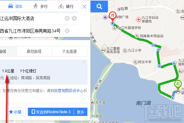 百度手機(jī)地圖手動(dòng)設(shè)置地圖路線的方法 路線選擇方法