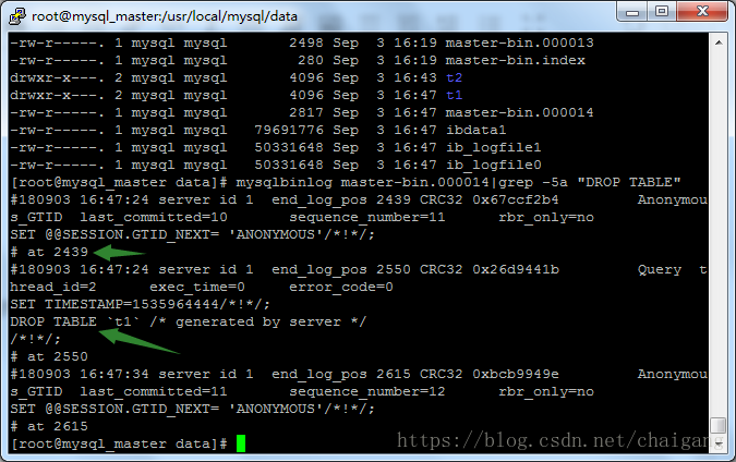 mysql利用mysqlbinlog命令恢復(fù)誤刪除數(shù)據(jù)的實(shí)現(xiàn)